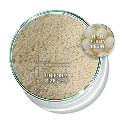 D201U Gel Type Strong Base Anion Exchange Resin Spherical Beads 99.9% Purity for Uranium Extraction
