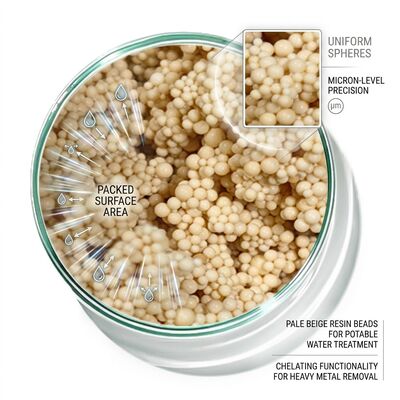 ACD-100 Amino Carboxylic Acid Chelating Resin Removes Lead Cadmium from Potable Water Treatment