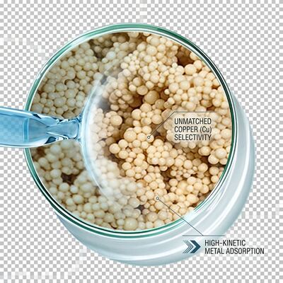ACD-100 Amino Carboxylic Acid Chelating Resin Recovers Cu Ni Zn from Hydrometallurgy Leach Solutions